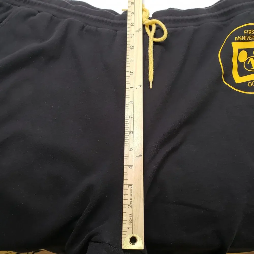 Walt Disney World 50th Vault Collection Sweatpants Jogger Womens 2X Black Lounge
